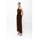 Φόρεμα Canela brown 